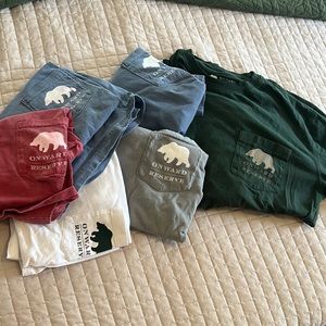 Onward Reserve lot of 6 tees